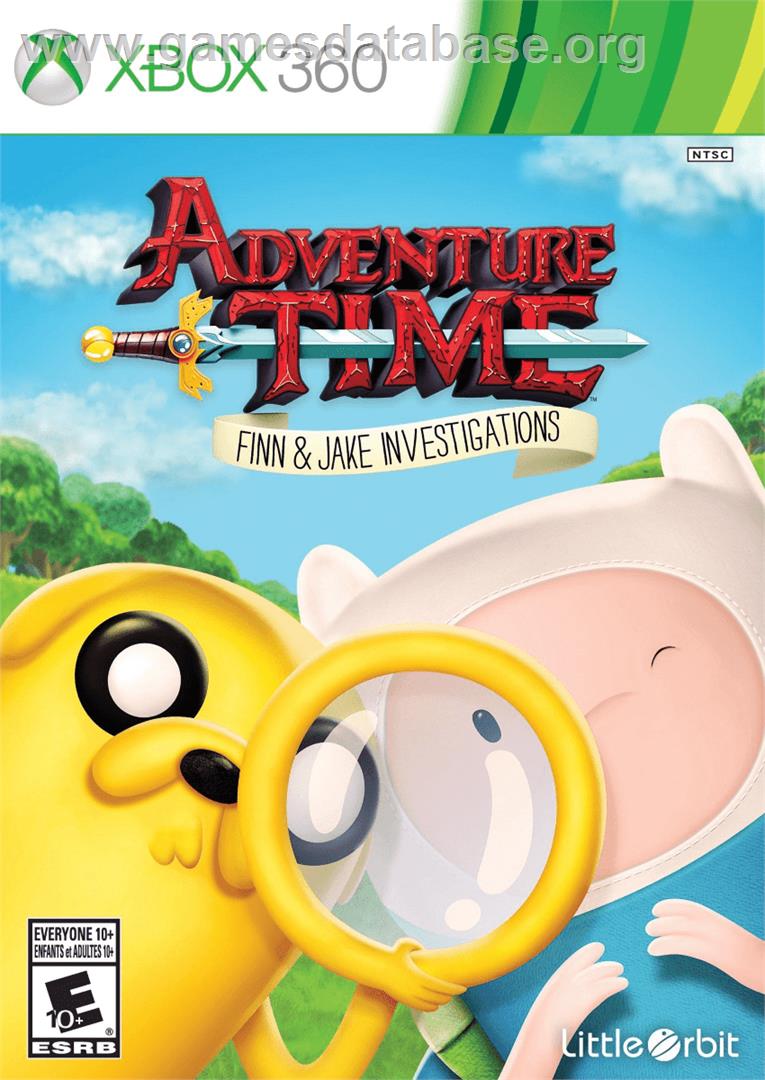 Adventure Time - Finn And Jake Investigations - Microsoft Xbox 360 - Artwork - Box